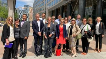Andrea Mackenzie and Marc Landgraf with Silicon Valley Leaders in France