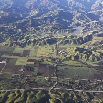 Aerial view of Coyote Valley