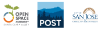 Open Space Authority, POST, and City of San Jose logos